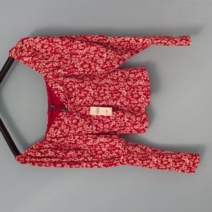 Anthropologie puff sleeve blouse